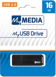 [023942692614] Verbatim MyMedia 16GB USB 2.0 Stick Μαύρο