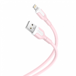 [6920680827817] XO NB212 2.1A USB Καλώδιο For Lightning Ροζ