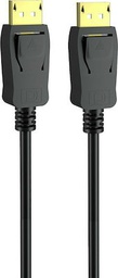 [5210131029275] Powertech Cable DisplayPort male - DisplayPort male 2m Μαύρο (CAB-DP045)