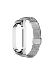 [44639202] Jomo Λουράκι Ανοξείδωτο Ατσάλι Ασημί (Xiaomi Smart Band 7)