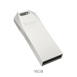 [6957531099888] Flash Drive Hoco UD4 Intelligent 16GB USB 2.0 Metal High-Speed Slim Ασημί
