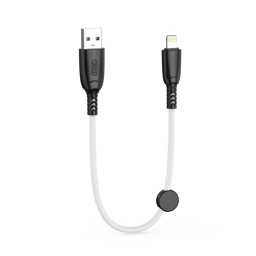 [6920680839971] XO NB247 USB-A to Lightning Cable Μαύρο 0.25m