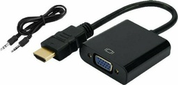 [6981020010098] Μετατροπέας HDMI Σε VGA + Audio 0.2m