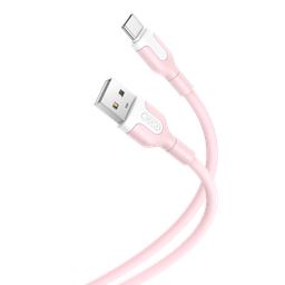 [6920680827725] XO NB212 2.1A USB Καλώδιο Για Type-C 1m Ρόζ
