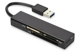 [4054007852403] Ednet USB 3.0 MCR card reader USB 3.2 Gen 1 (3.1 Gen 1) Black