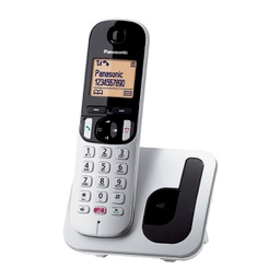 [5025232933020] Ασύρματο Ψηφιακό Τηλέφωνο Panasonic KX-TGC250GRS με Πλήκτρο Αποκλεισμού Κλήσεων και Ανοιχτή Ακρόαση Ασημί