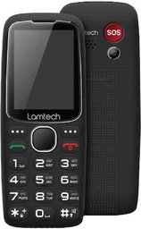 [5202021113157] Lamtech Tiny L II Dual SIM Κινητό με Μεγάλα Κουμπιά Μαύρο
