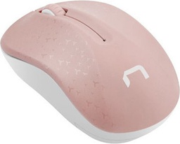 [5901969426229] Natec Toucan Ασύρματο Ποντίκι Pink/White