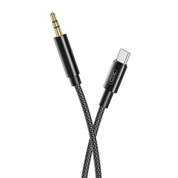 [6920680827688] XO cable audio NB-R211B USB-C – jack 3,5mm 1,0 m black