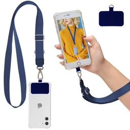 [5201101777340] Strap Λαιμού Sonique Lanyard για Κινητά Μπλε Σκούρο