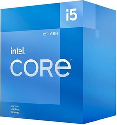 [5032037237758] Intel Core i5-12400F 2.5GHz Επεξεργαστής 6 Πυρήνων για Socket 1700 σε Κουτί με Ψύκτρα