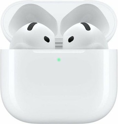 [195949688591] Apple AirPods 4 Earbud Bluetooth Handsfree Ακουστικά με Αντοχή στον Ιδρώτα και Θήκη Φόρτισης Λευκά