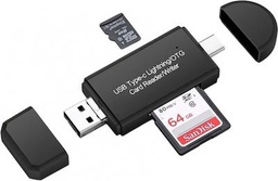 [6981060050110] 4in1 card reader Micro+2.0 A+Type C+Lightning