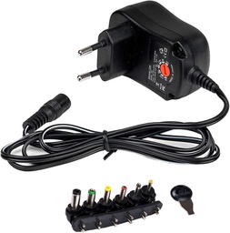 [6981050070033] Τροφοδοτικό 12W 12V/1A Switching με 6 κεφαλές