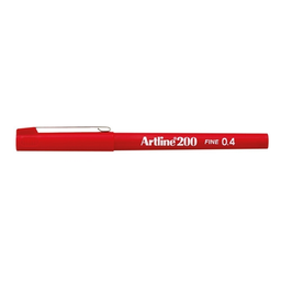 [4974052830020] Artline 200 Fineliner Pen Fine Red A2002