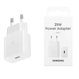 [8806094899511] Samsung Φορτιστής με Θύρα USB-C 25W Power Delivery (EP-T2510N) White R37X81X