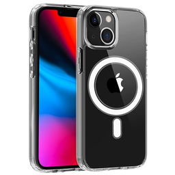[141316] Θήκη Σιλικόνης Apple iPhone 14 Magsafe Διάφανη