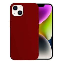 [4598100000007] Θήκη Σιλικόνης Apple iPhone 14 Plus Μπορντό