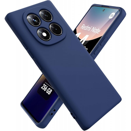 [4598100000007] Θήκη Σιλικόνης Xiaomi Redmi Note 14 Pro 5G Σκούρο Μπλέ