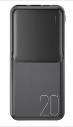 [6920680860494] XO PR252 Lighted Mobile Power 20000mAh Μαύρο