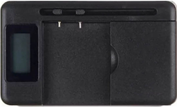 [70039161] USB Φορτιστής Μπαταριών Li-ion κινητών QC64 με οθόνη USB μαύρος