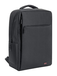 [6920680857210] XO Cb02 Αδιάβροχη Τσάντα Πλάτης για Laptop 17" με Θύρα USB σε Μαύρο χρώμα