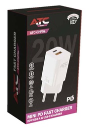 [5200149945087] ATC-CHF5a MINI PD FAST CHARGER 20W WHITE
