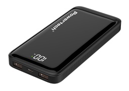 [5210131108536] Powertech PT-1326 Power Bank 10000mAh 22.5W με 2 Θύρες USB-A και Θύρα USB-C Power Delivery / Quick Charge 3.0 Μαύρο
