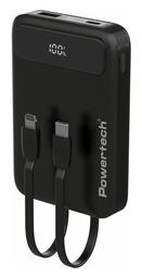 [5210131129043] Powertech Power Bank 10000mAh 22.5W με Θύρα USB-A και Θύρα USB-C Power Delivery / Quick Charge 3.0 Μαύρο