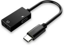 [5210131048238] Powertech Μετατροπέας USB-C male σε 3.5mm / USB-C female