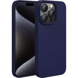 [152605] Θήκη Σιλικόνης Matt 1,5 mm Για Apple iPhone 16 Pro 5G 6,3" Σκούρο - Μπλε