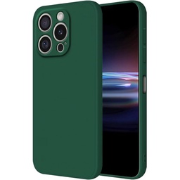 [152410] Oem Θήκη Σιλικόνης Matt 1,5 mm Για Apple iPhone 16 Pro Max 5G 6,9" Σκούρο - Πράσινο