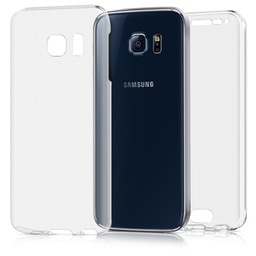 [10015417] Διάφανη Θήκη Σιλικόνης Full Body Samsung Galaxy S6 Edge
