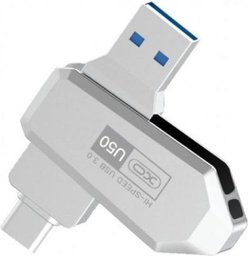 [6920680869121] XO U50 16GB USB 3.0 Stick με σύνδεση USB-A &amp; USB-C Λευκό