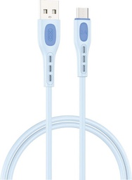 [6920680858682] XO Nb280 Regular USB 2.0 to micro USB Cable Μπλε 1m