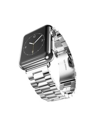 [4940800000007] Λουράκι Ανοξείδωτο Ατσάλι Ασημί (Apple Watch 42/44/45mm)