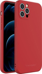 [90627] Θήκη Σιλικόνης για Iphone 12 κόκκινη