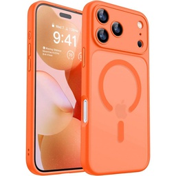 [156981] Θήκη Back Cover Electro Magsafe Ημιδιαφανή Apple iPhone 17 5G 6,3" Πορτοκαλί (Κλειστή Κάμερα)