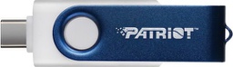[4711378428759] Patriot Xporter 64GB USB 3.2 Stick με σύνδεση USB-A &amp; USB-C Μπλε
