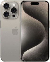 [353554804831955] Apple iPhone 15 Pro 5G (8GB/128GB) Natural Titanium battery 100%