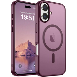 [156371] Oem Θήκη Back Cover Electro Magsafe Ημιδιαφανή Για Apple iPhone 17 5G 6,3" Μπορντό