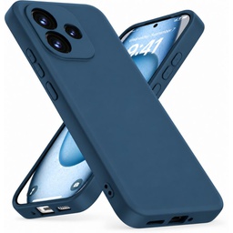 [158096] Θήκη Σιλικόνης Matt 1,5 mm Για Xiaomi Redmi 17 Σκούρο - Μπλε