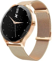 [5908235977652] MaxCom FW52 Stainless Steel 44mm Smartwatch με Παλμογράφο (Χρυσό)