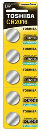 [4904530108129] TOSHIBA CR2016 3V 80mAh ΜΠΑΤΑΡΙΑ ΛΙΘΙΟΥ 1TEM
