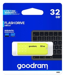 [5908267935682] Goodram 32GB USB 2.0 USB flash drive USB Type-A Yellow