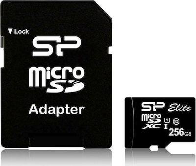 Silicon Power Elite microSDXC 256GB Class 10 U1 UHS-I με αντάπτορα