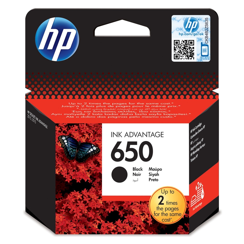 Ink Hp 650 Black