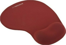 [5901299908822] Esperanza Gel Mouse Pad 230mm με Στήριγμα καρπού Κόκκινο